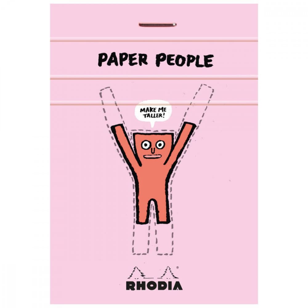 Bloco Rhodia Edição 90 anos & Paper People 7,2x10,3cm 80 Folhas